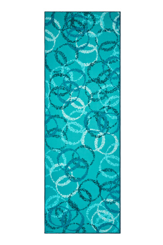 Halo Flush Viscose Shawl Turquoise - 2